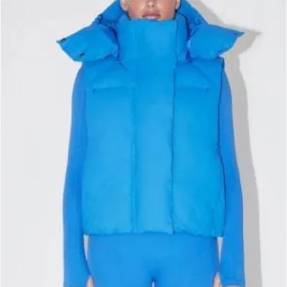 Khy Women's Blue Puffer vest